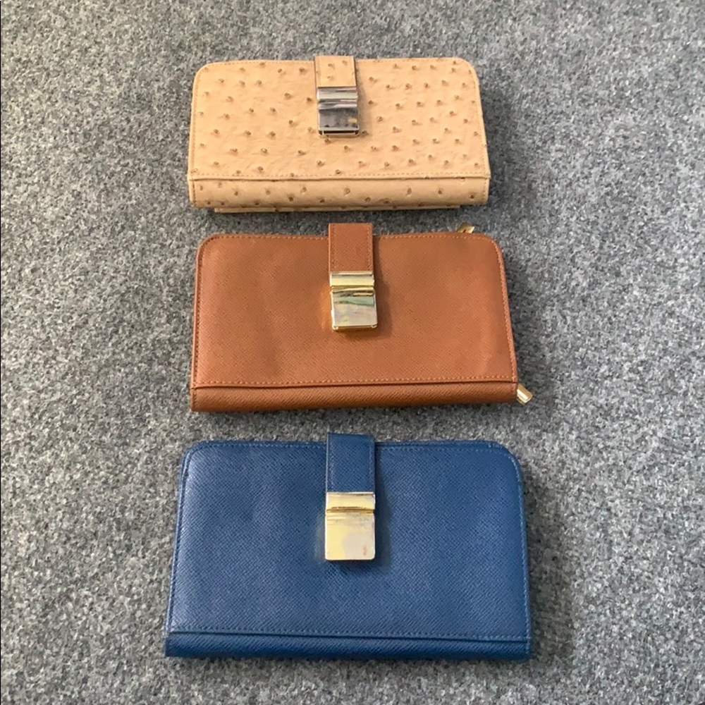 Lot of 3 Ivanka Trump wallets/1 dust bag